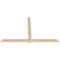 Ekena Millwork Eugene Smooth Timber Gable Bracket, Douglas Fir, 96"W x 60"H x 1 1/2"D x 5 1/2"F, 15/12 Pitch GBW096X60X0206EUG00SDF - alternate 5